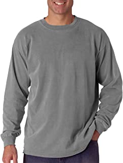 Photo 1 of Comfort Colors 6014 Adult Heavyweight Ringspun Long Sleeve T-Shirt, Grey, XL