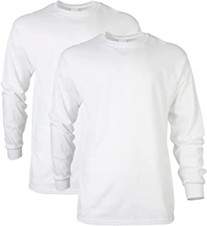 Photo 1 of Gildan Men's Ultra Cotton Long Sleeve T-Shirt, Style G2400, Pack of 2, XL