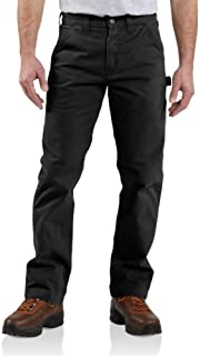 Photo 1 of Carhartt Men's Relaxed Fit Washed Twill Dungaree Pant, Black, 40W x 30L