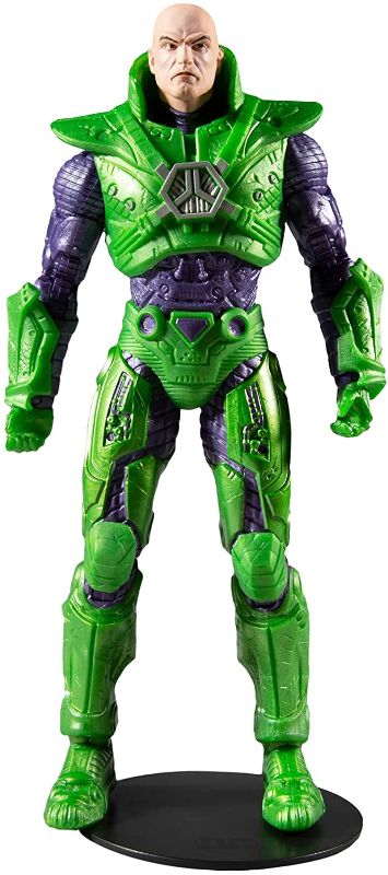 Photo 1 of McFarlane Toys DC Multiverse Lex Luthor in Green Power Suit 7" Action Figure with Accessories, RIGHT ARM DETACHED