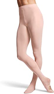 Photo 1 of BLOCH Girls contoursoft adaptatoe Tights, Pink, Child-Petit