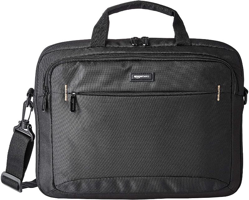 Photo 1 of Amazon Basics 14-Inch Tablet Bag, Black