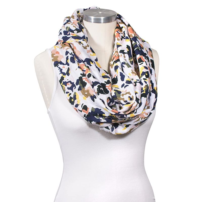 Photo 1 of Bebe au Lait Premium Muslin Nursing Scarf, Lightweight and Breathable Cotton, One Size Fits All - Indigo