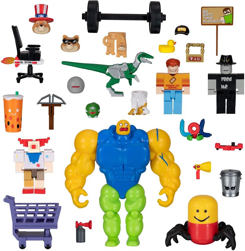 Photo 1 of Roblox Action Collection - Meme Pack Playset, MISSING PIECES