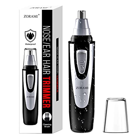 Photo 1 of Ear and Nose Hair Trimmer Clipper - 2021 Professional Painless Eyebrow & Facial Hair Trimmer for Men Women, Battery-Operated Trimmer with IPX7 Waterproof, Dual Edge Blades for Easy Cleansing Black