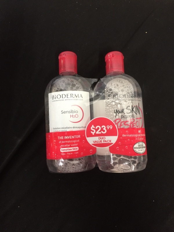 Photo 2 of 
Bioderma - Sensibio - H2O Micellar Water - Makeup Remover Cleanser - Face Cleanser for Sensitive Skin