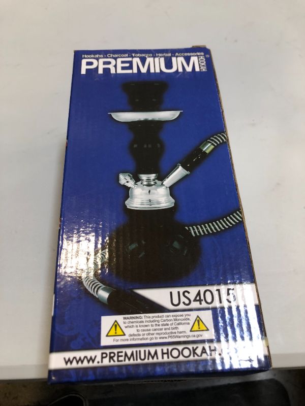 Photo 1 of 11" Premium 2 Hose Hookah Complete Set - Mini  Hookah Glass Vase Green