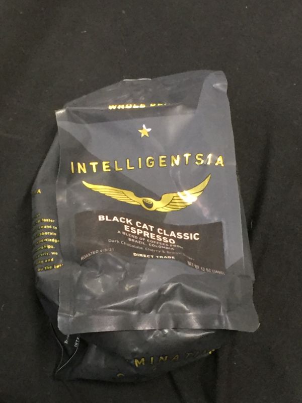 Photo 2 of Intelligentsia, Black Cat Classic Espresso - Whole Bean Coffee - 12 Ounce Bag, Direct Trade
EXP JULY 4 2021