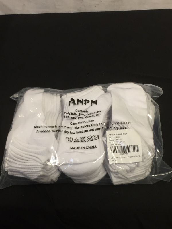 Photo 1 of ANPN Low Cut Running Socks Flat Thin Breathable Bulk Value Pack Wholesale Unisex for Men and Women
24 PAIRS