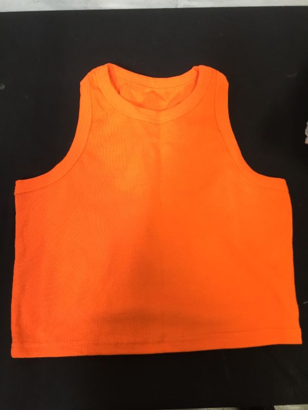 Photo 1 of ORANGE CROP TOP LARGE 