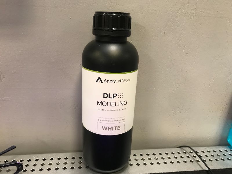 Photo 1 of ApplyLabWork 3D Resin for DLP Printers, SprintRay Printers Compatible, Modeling White, 1 Liter
