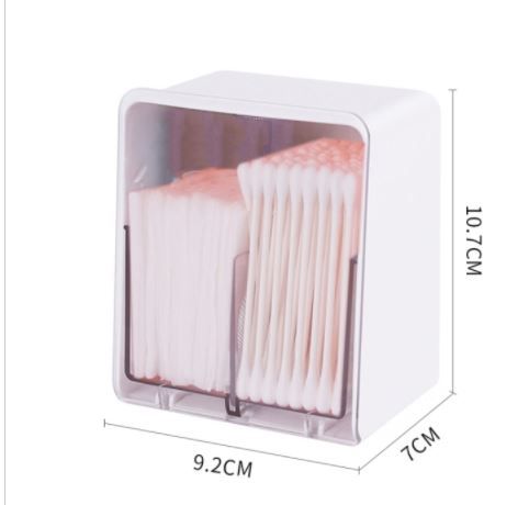 Photo 1 of  HZ006 Desktop Transparent  Cotton Swabs  Box With Lid 
