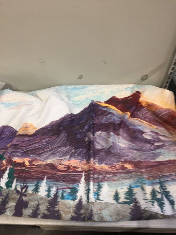 Photo 2 of mountain tapestry sunset for room 
59.1 x 82.7 inches 