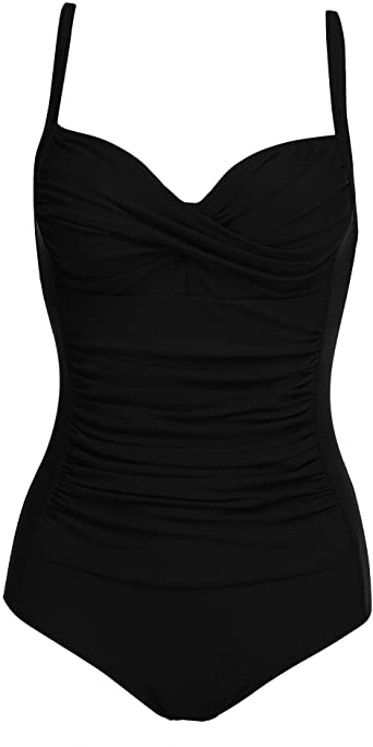 Photo 1 of EKOUAER WOMENS BATTHING SUIT ONE PIECE BLACK
SIZE LARGE