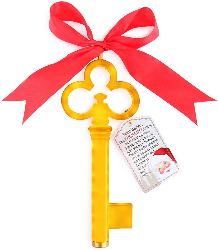 Photo 1 of Mr. Christmas Santa's Enchanted Key Christmas Décor, Gold
