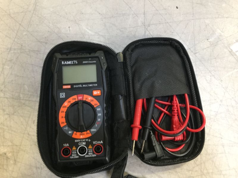 Photo 1 of KAIWEETS KM100 2000 Counts Digital Multimeter