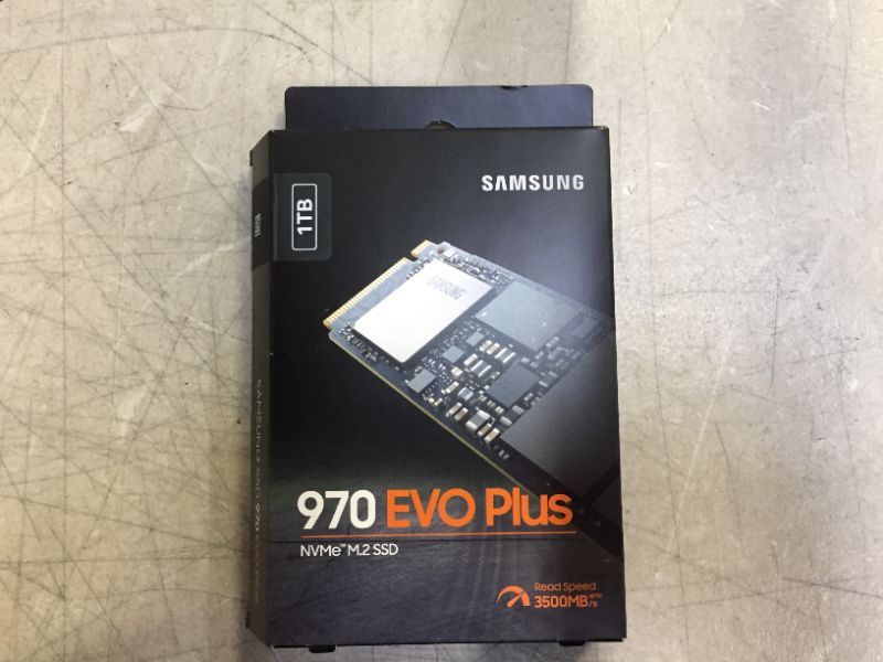 Photo 4 of SAMSUNG 970 EVO Plus SSD 1TB, M.2 NVMe Interface Internal Solid State Hard Drive with V-NAND Technology for Gaming, Graphic Design, MZ-V7S1T0B/AM
