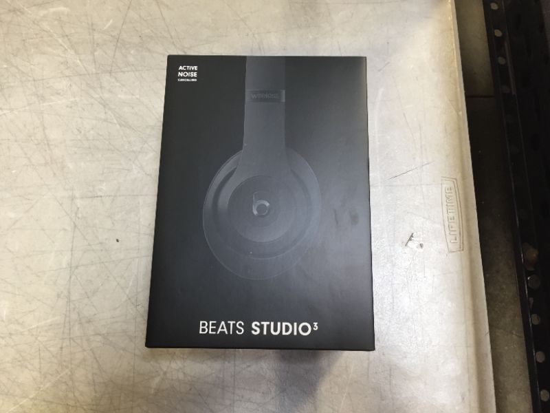 Photo 8 of Beats Studio3 Wireless Noise Cancelling Over-Ear Headphones - Apple W1 Headphone Chip, Class 1 Bluetooth, 22 Hours of Listening Time, Built-in Microphone - Matte Black 