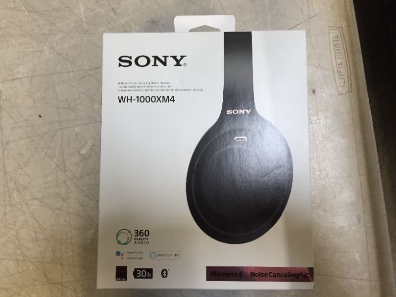 Photo 7 of Sony WH-1000XM4 Wireless Industry Leading Noise Canceling Overhead Headphones with Mic for Phone-Call and Alexa Voice Control, Black
