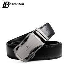 Photo 1 of Men's Belt Cow Leather Belts Brand Fashion Automatic Buckle Belts
