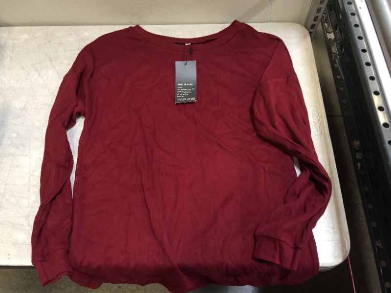 Photo 1 of Jinkesi women's red long sleeve shirt 