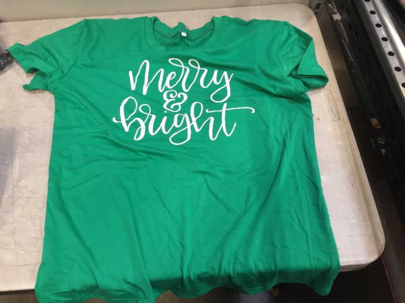 Photo 1 of generic green Christmas shirt 