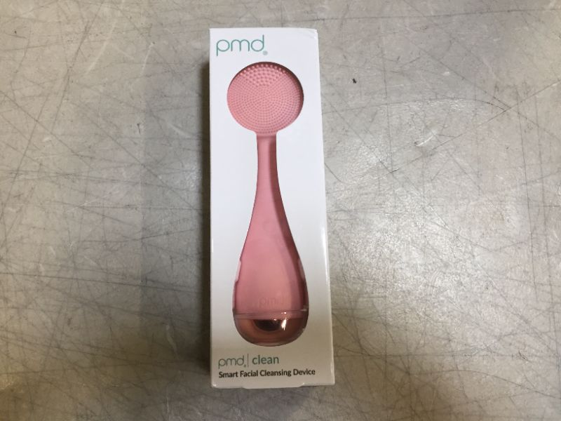 Photo 4 of PMD Clean - Smart Facial Cleansing Device with Silicone Brush & Anti-Aging Massager - Waterproof - SonicGlow Vibration Technology - Lift, Firm, and Tone Skin on Face and Body
