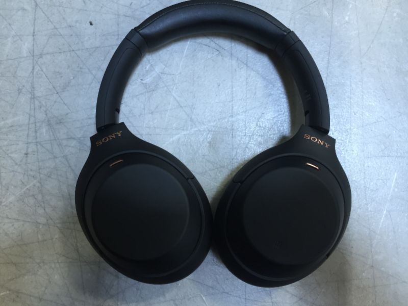 Photo 4 of Sony WH-1000XM4 Wireless Industry Leading Noise Canceling Overhead Headphones with Mic for Phone-Call and Alexa Voice Control, Black
