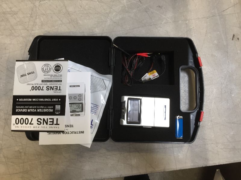 Photo 1 of TENS 7000 Digital TENS Unit with Accessories - TENS Unit Muscle Stimulator for Back Pain, General Pain Relief, Neck Pain, Muscle Pain
