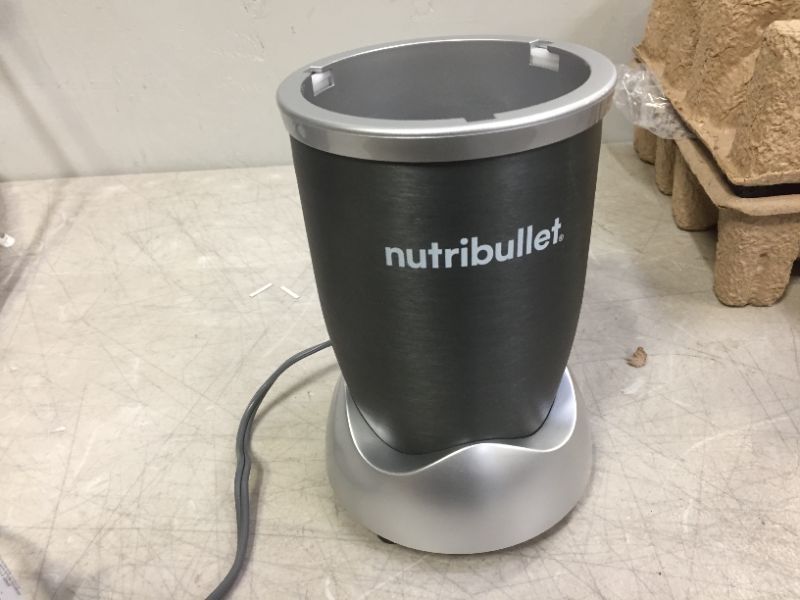 Photo 2 of nutribullet Personal Blender for Shakes, Smoothies, Food Prep, and Frozen Blending, 24 Ounces, 600 Watt, Gray, (NBR-0601)
