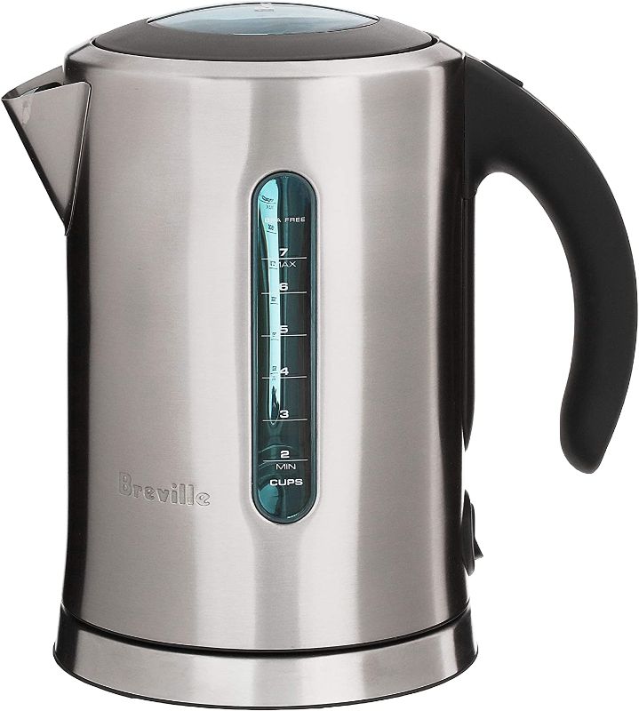 Photo 1 of Breville BKE700BSS Soft Top Pure Countertop Electric Kettle, Brushed Stainless Steel
