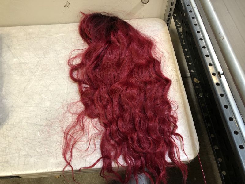 Photo 1 of Andria women's red wig 