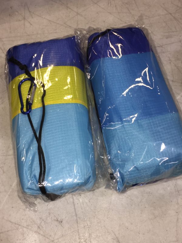 Photo 1 of 2 PACK YOUJIAKE Beach Blanket 79 x 83 inches Waterproof Large Camping Blanket Suitable for 4-7 People, Quick-Drying, Lightweight, Suitable for Travel, Camping, Beach(Yellow)
