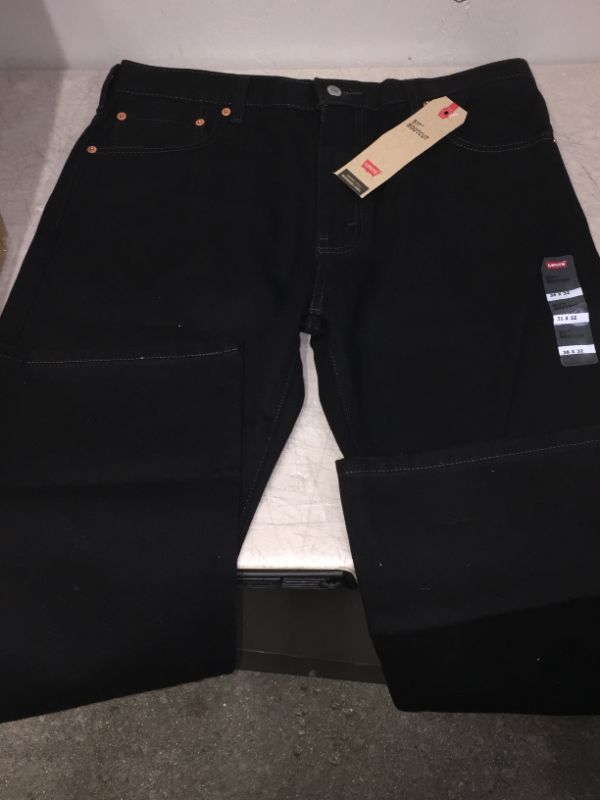 Photo 2 of Levi's Men's 517 Bootcut Jeans, 36 x 32, Black
