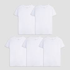 Photo 1 of fruit of the loom 5pk t-undershirt - white size medium 