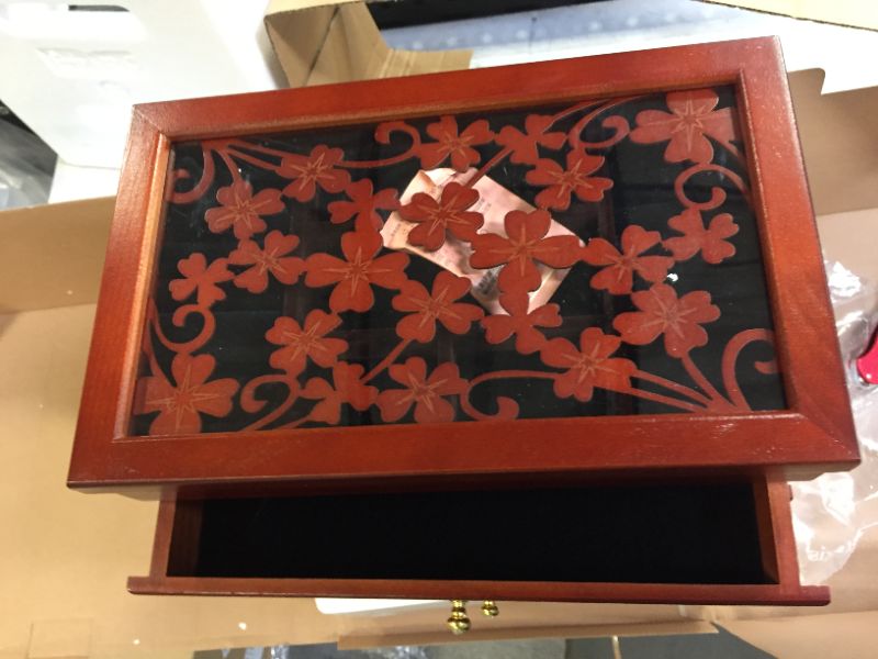 Photo 1 of 12 x 10 inches jewelry box color brown  