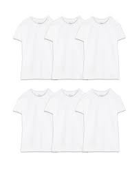 Photo 1 of mens white shirt size medium 6 pack fruit of loom brand 