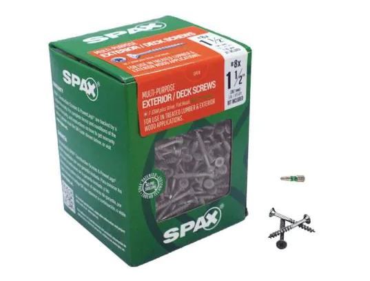 Photo 1 of #8 x 1-1/2 in. T-Star Plus Flat Head Interior/Exterior HCR-X Screw (5 lb. -Box)
