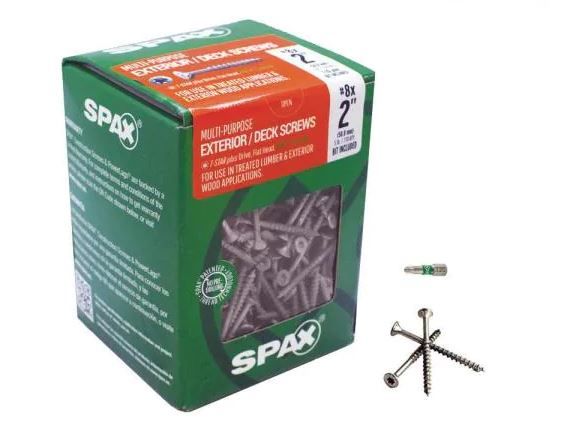 Photo 1 of #8 x 2 in. T-Star Plus Flat Head Interior/Exterior HCR-X Coated Screw (5 lb. -Box)
