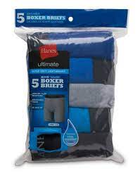 Photo 1 of Hanes Ultimate Boys 5 Pack Boxer Briefs. Large