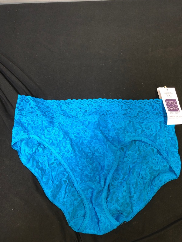 Photo 2 of Generic Blue Floral Design Women's Underwear. Size XL