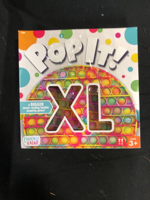 Photo 2 of Chuckle & Roar Pop It! XL The Jumbo Never-Ending Bubble Popping Fidget and Sensory Game - Tie Dye
