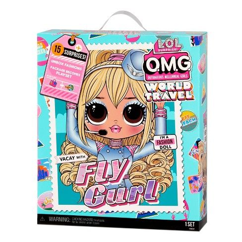 Photo 1 of L.O.L. Surprise! O.M.G. World Travel Fly Gurl Fashion Doll with 15 Surprises
