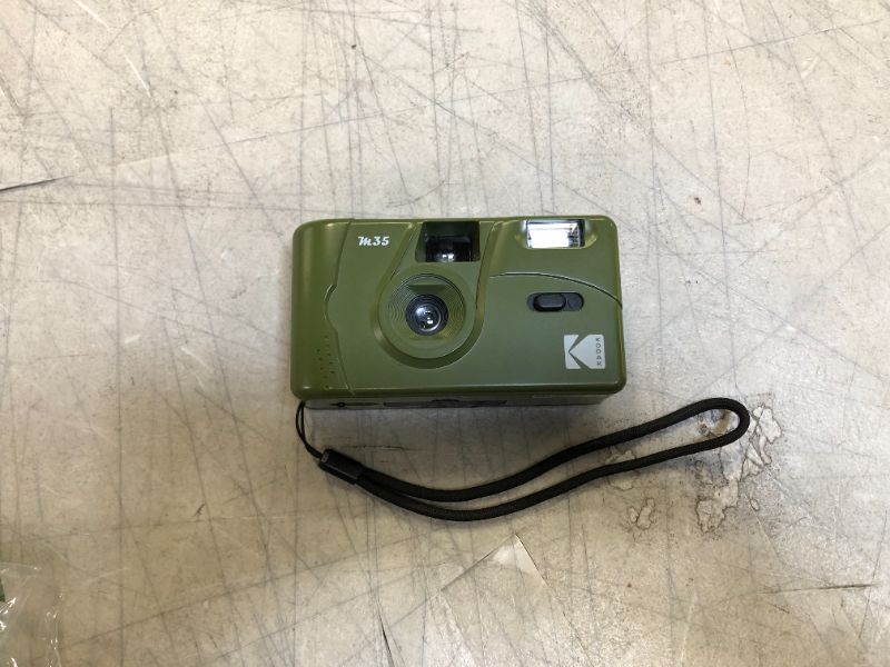 Photo 2 of Kodak M35 35mm Film Camera (Olive Green) - Focus Free, Reusable, Built in Flash, Easy to Use…
