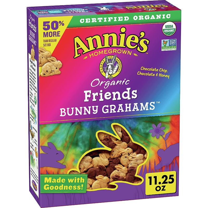 Photo 1 of Annie's Organic Whole Grain Chocolate Chip Bunny Grahams Snacks, 11.25 oz 3 Pack
