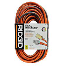 Photo 1 of 100 ft. 14/3 Outdoor Extension Cord---ITEM IS DIRTY---