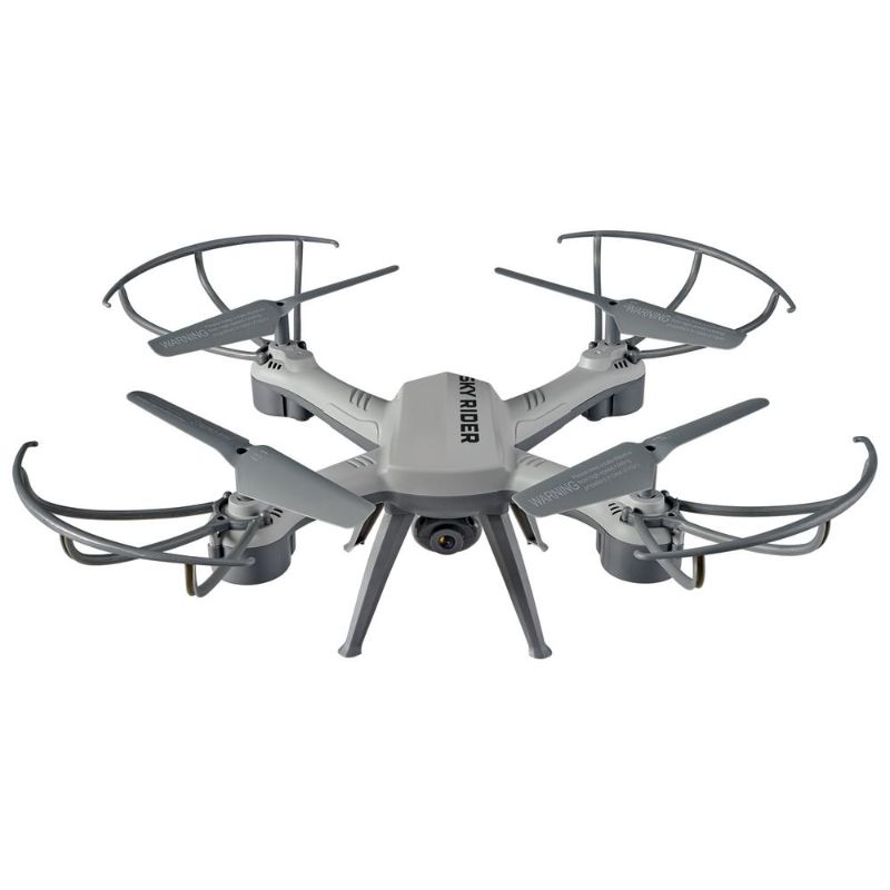 Photo 1 of SKY RIDER Pro Quadcopter Drone with Wi-Fi Camera, Remote and Phone Holder---MISSING REMOTE AND PHONE HOLDER---