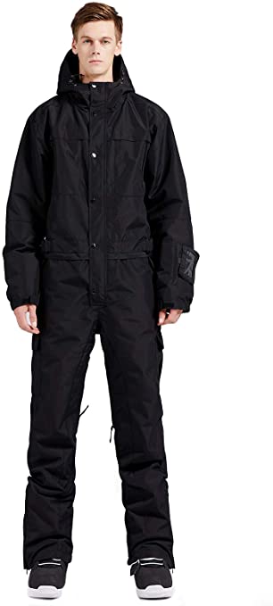 Photo 1 of Bluemagic Men's Soild Waterproof One Pieces Snowsuits Winter Ski Suits for Skiing Outdoor Clothing size 3XL
