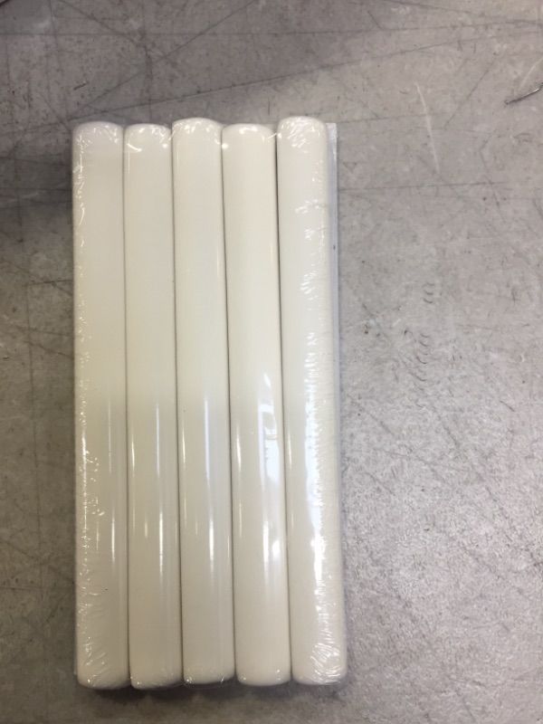 Photo 1 of Antique White 5/8 in. x 6 in. Matte Ceramic Quarter Round Molding Floor and Wall Tile (5-Pieces/Case)
