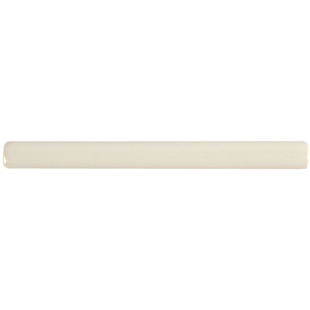 Photo 1 of Antique White 5/8 in. x 6 in. Matte Ceramic Quarter Round Molding Floor and Wall Tile (5-Pieces/Case)
